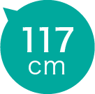 117cm